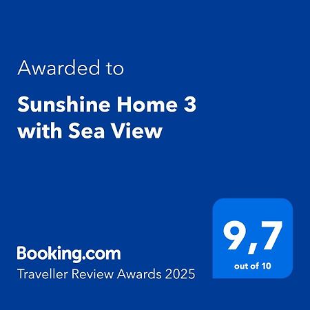 Alepou Sunshine Home 3 With Sea View מראה חיצוני תמונה